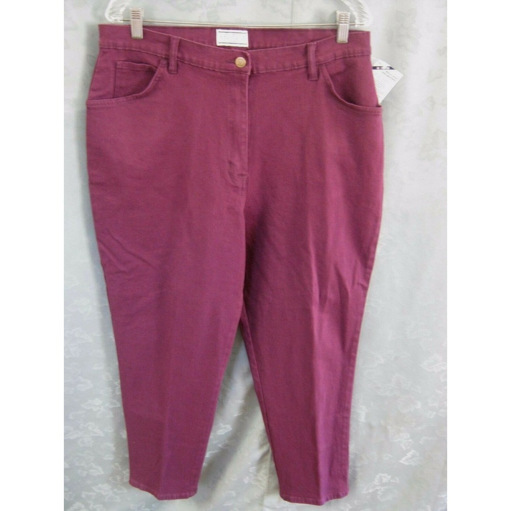 VTG Venezia Purple Stretch Jeans Size Plus Size H6 (20 or 2X) NWT High Waist